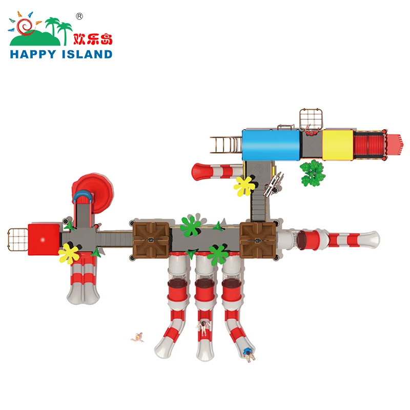 Customized Kis Outdoor Playground Solution  Professional Playground Equipment Manufacturer In China Kids Plastic Slide For Sale
