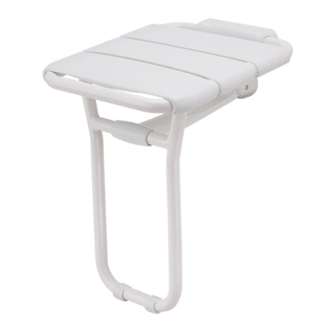 Bathroom Folding Chair Safe Anti-bacteria Swing Up Elderly Disabled Toilet Shower Seat