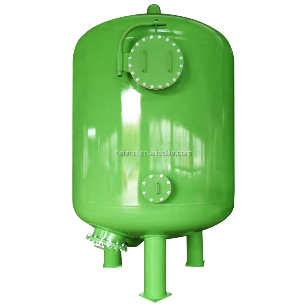 Industrial water treatment equipment multi media sand filter carbon steel vessel