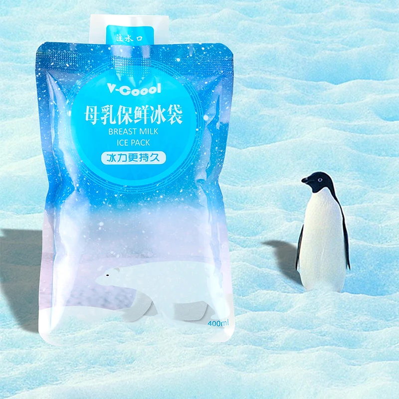 
High quality breastmilk insulated bag breast milk storage cooler packs silicone ice pack 