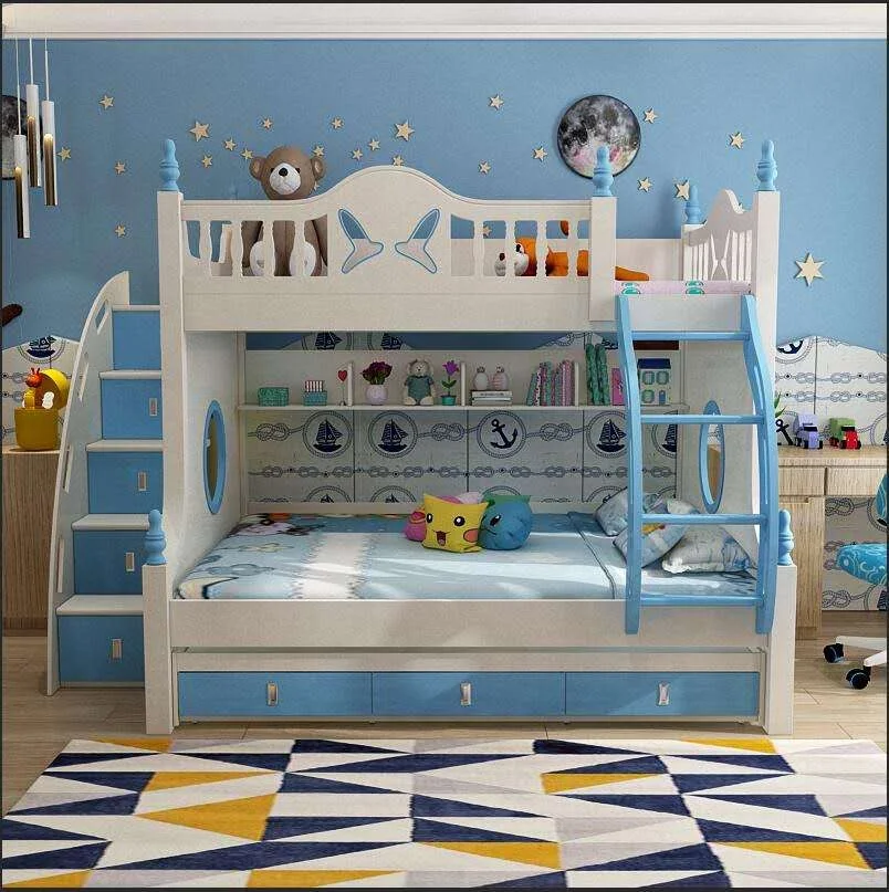 Cheap but durable children furniture kids bedroom  set