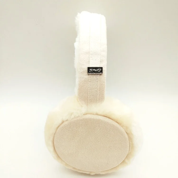 Замшевая ткань под заказ из искусственного меха накладка на уши зимние теплые плюшевые наушники
