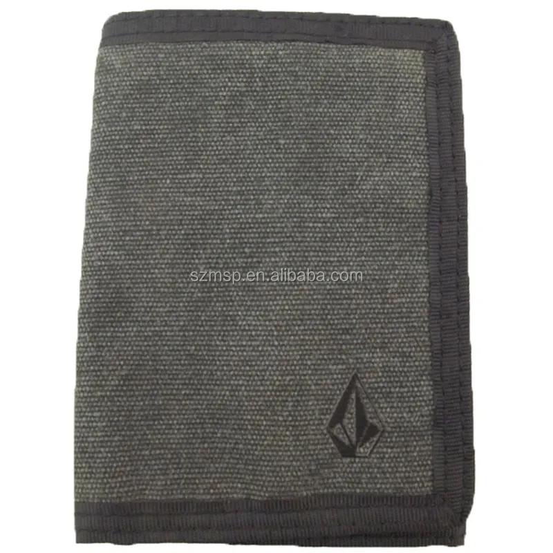 Factory wholesale Casual washed canvas wallet for man