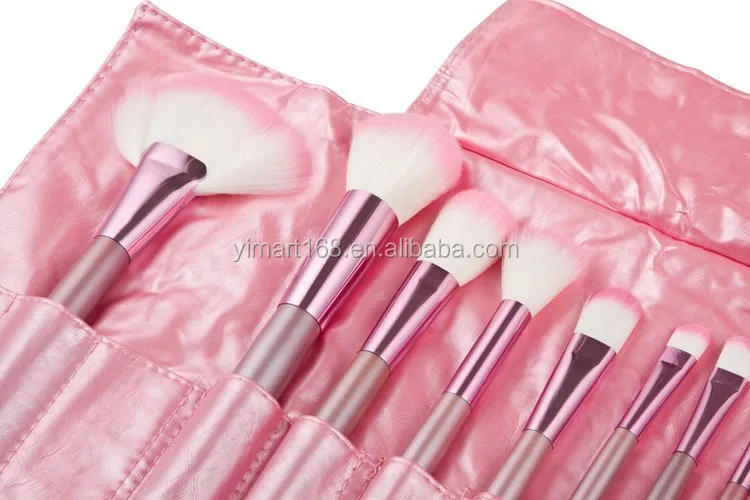 Yimart 22pcs Professional Beauty Needs Cosmetic Makeup Brush Set with Pink Bag Makeup Brush Set