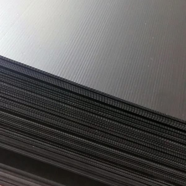 Black PP Conductive Corrugated Plastic Sheet