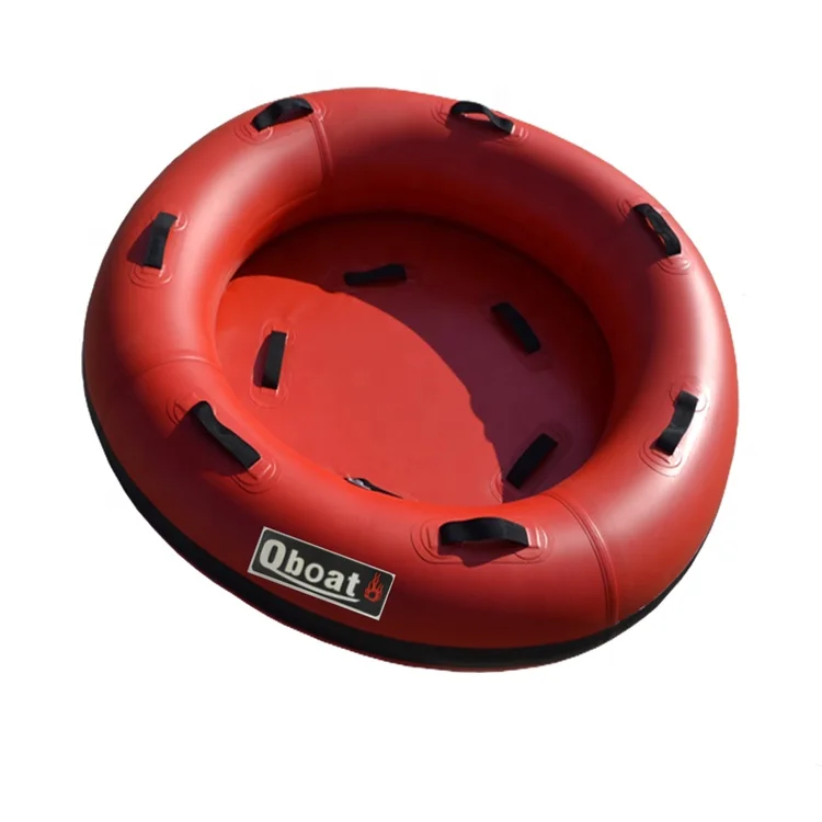 High Quality PVC Factory Inflatable round Raft for Sale for Trampoline Park Adventure Park or Public Use Made of FRP