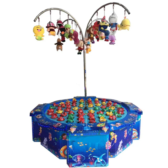 A plate of 60 small fish, amusement fishing machine that children like, amusement fishing machine for fishing rod fishing machin