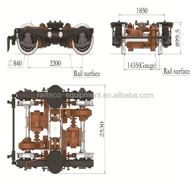 Railway Wagon/Coach Bogie