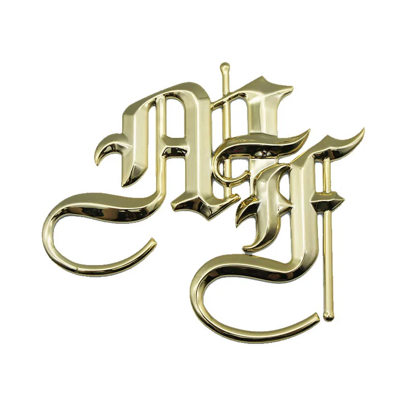 2021 abs plastic label Metal Letters Car Sticker For Car Emblem