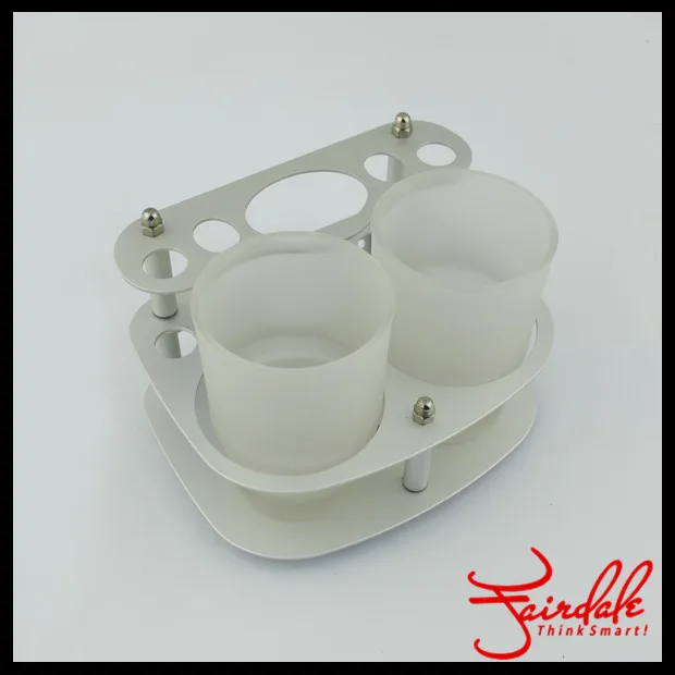 высокое качество декоративной двойной держатель ванной стакан