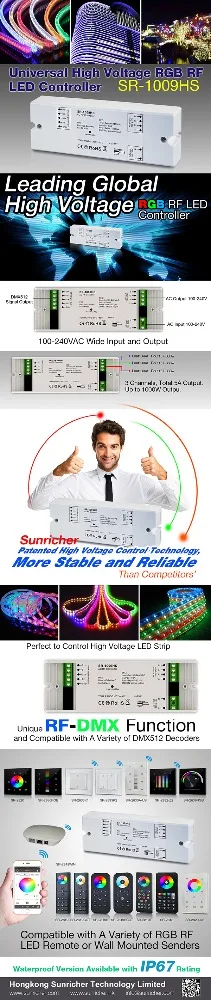 Sunricher Patent AC DMX Controller SR-2102HS