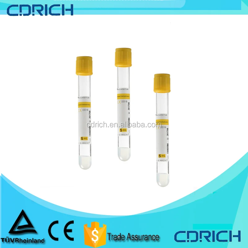
High quality Blood Collection Tube PRP Tube with Gel Plasma/Bd Vacutainer 