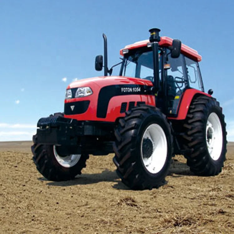 Chinese manufacturer direct price 4x4 compact foton 105hp 4wd farming farm tractor with loader and backhoe