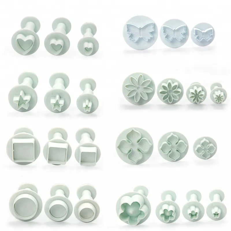 Wholesale Amazon Cake Decora Star Flower Snow Plunger Cookie Cutter