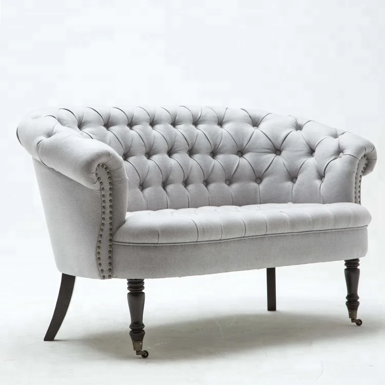 Шезлонг, деревянный стул с ворсом на спине, стул на 2 места, Европейская угловая мебель для гостиной, диван