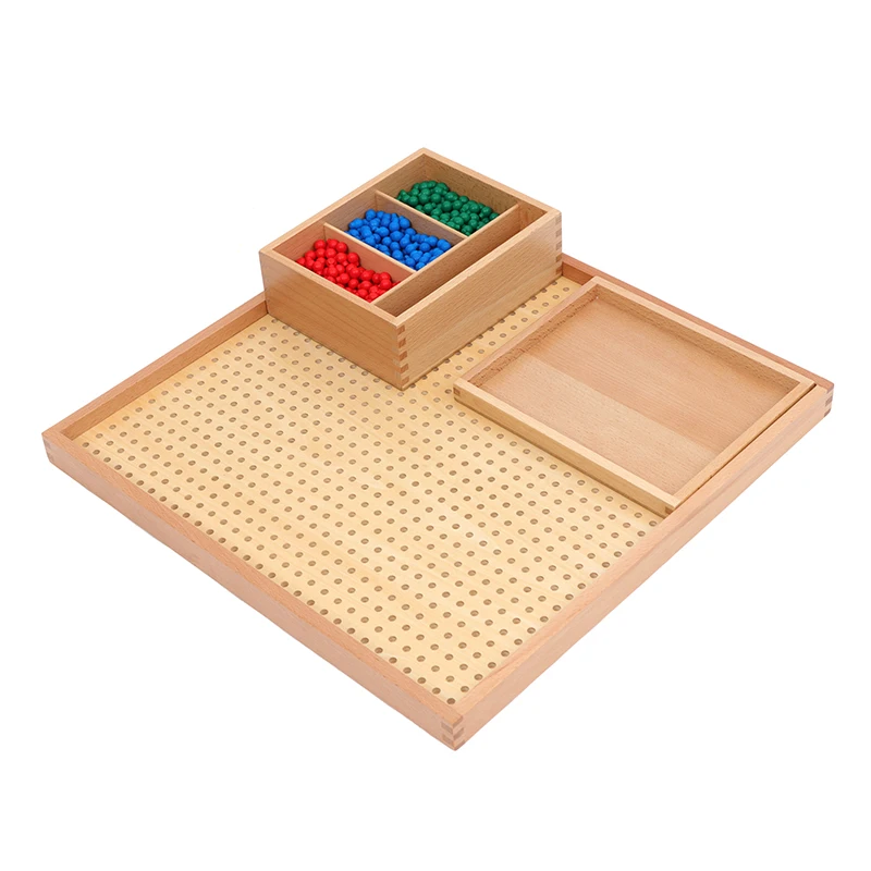 Baby wholesale montessori kindergarten educational materials Wooden Peg Board