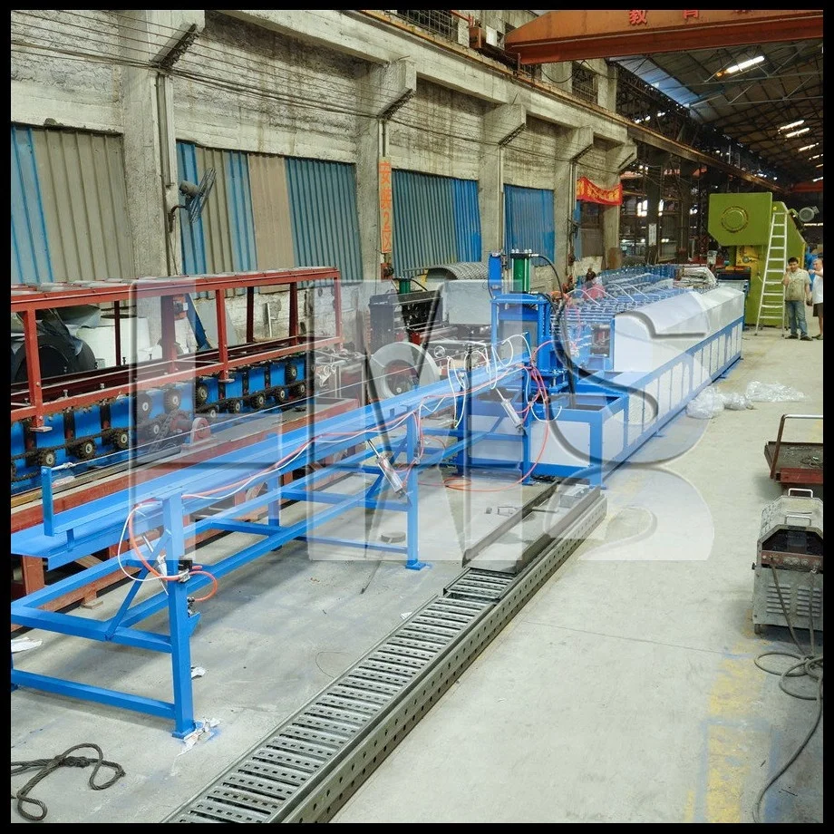 LMS thickness adjustable cable tray punching holes scalfflod roll forming machine