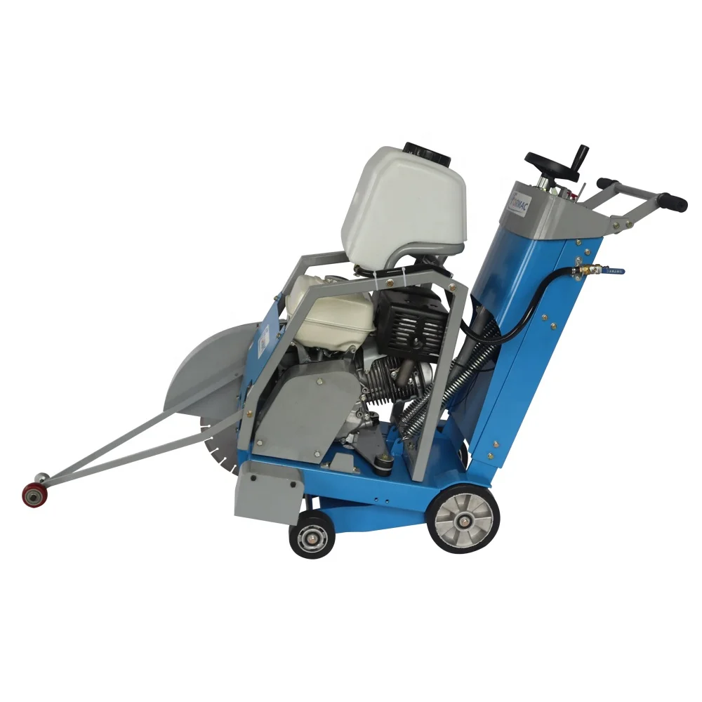 Gasoline Honda 13hp concrete floor cutter with cutting depth 180mm