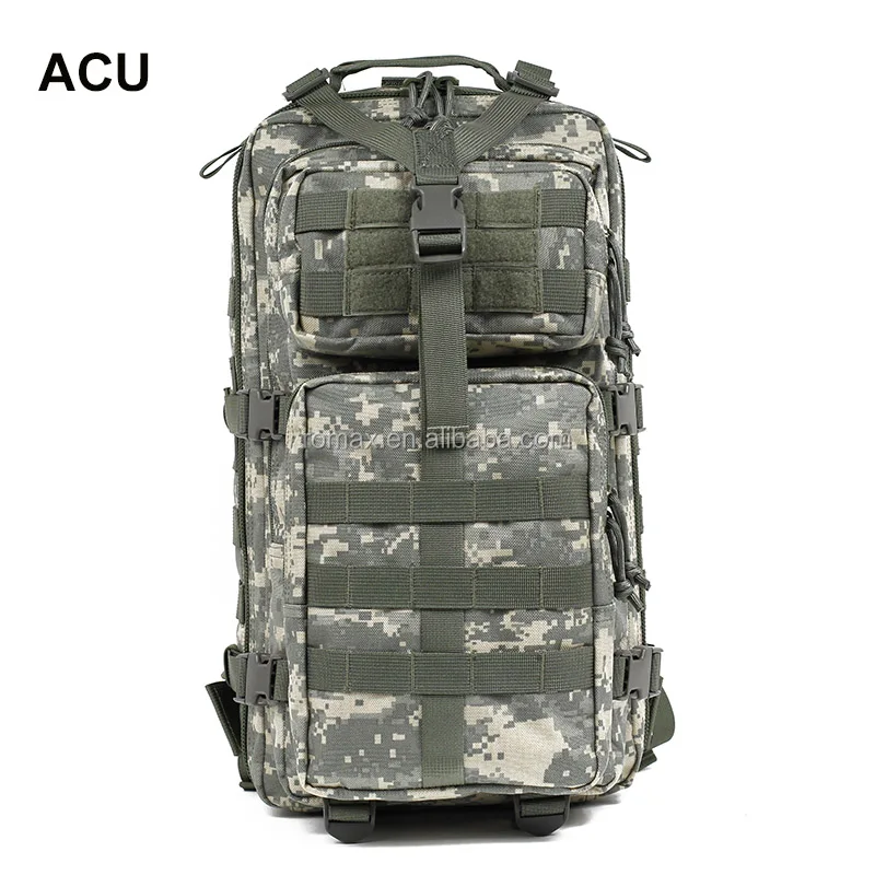 1000D Nylon Durable and waterproof 35L Large  tactical 3P Attack backpack with MOLLE system