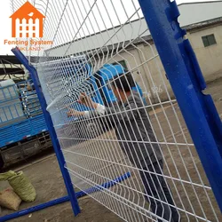 3D Curved Welded Wire Mesh Cheap Price Decorative Garden Border Fence For triangle Fence Panel