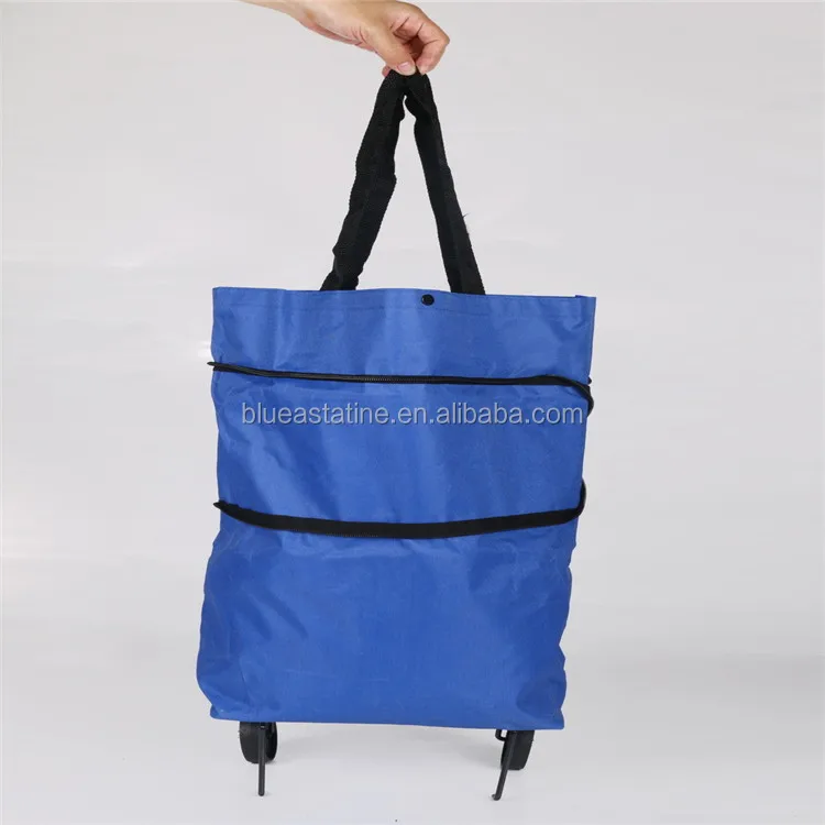 hot sale foldable and folding shopping trolley bag