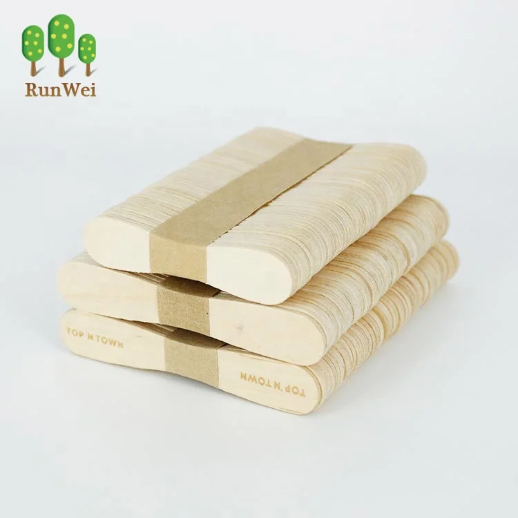 Factory Direct Sales Wholesale-Ice-Cream-Sticks Wood Stick Ice Cream Ice Cream Spoon