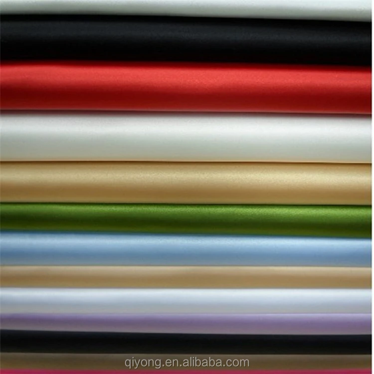 Wholesale Large Qty Polyester Satin Fabric Cheap Price for African Market