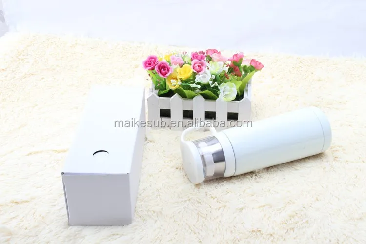 Double wall stainless steel vacuum flask sublimation flask with transparent lid