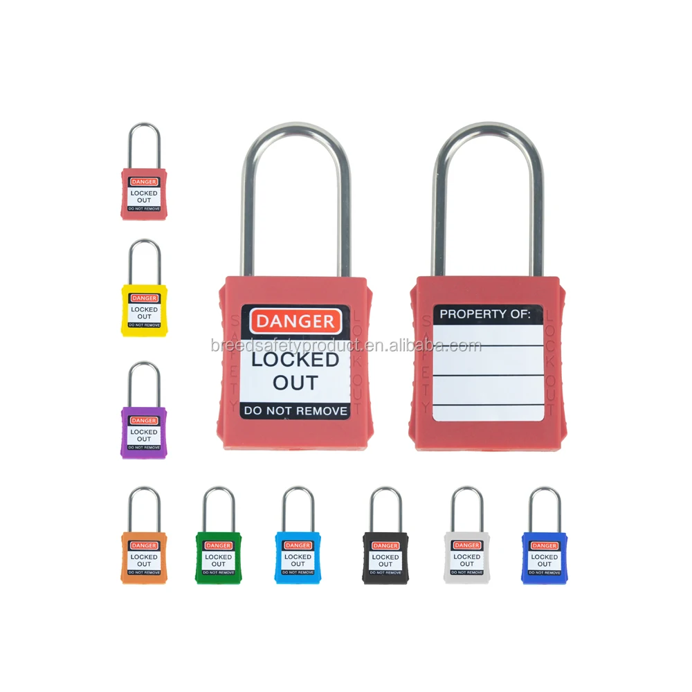 Lockout Safety Padlock LOTO Padlock 4mm SUS Shackle
