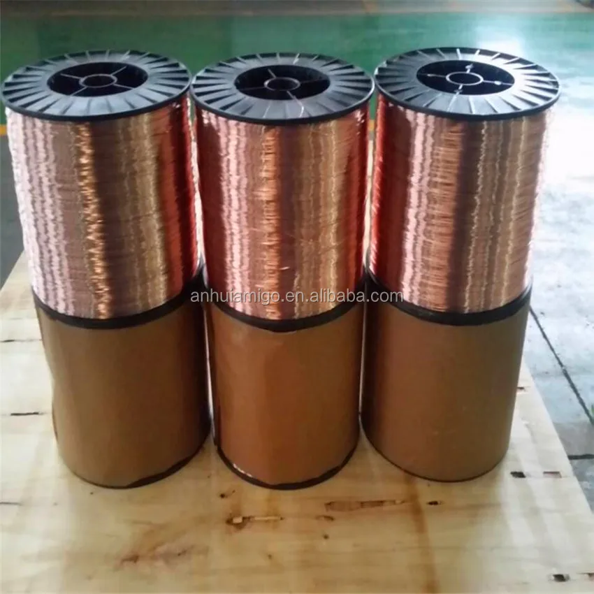 0.6mm-0.8mm copper coated wooden pallet nails welding wire
