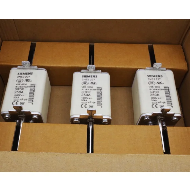 Контакты лезвия плавкого предохранителя 250A 1000V NH1 3NE3227 NH Fuse