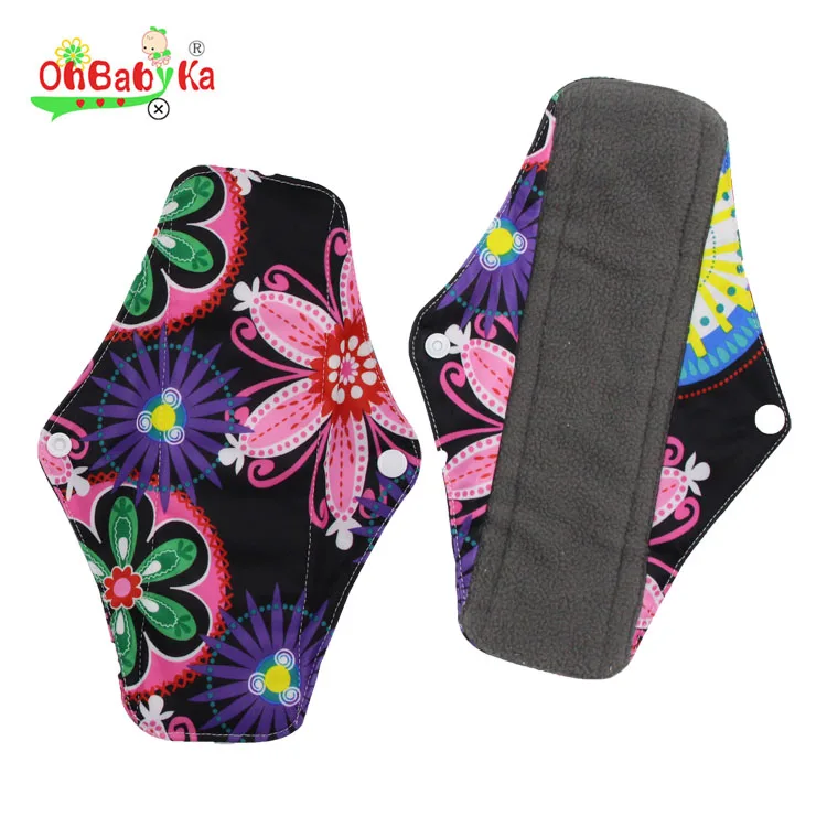 Ohbabyka Cloth Menstrual Pads For Ladies Reusable Sanitary Napkins