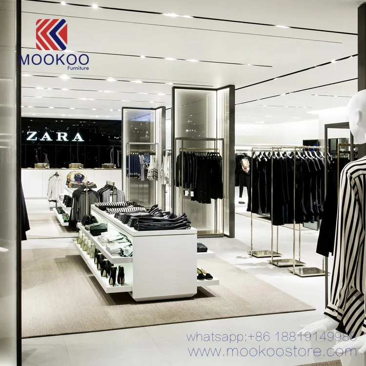 Zara Clothes Shop Display Furniture Clothing Table Clothies Racks