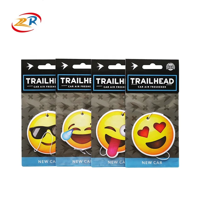 Высокое качество, серия эмоций, оптовая продажа, подвесной автомобильный освежитель воздуха на заказ для автомобиля