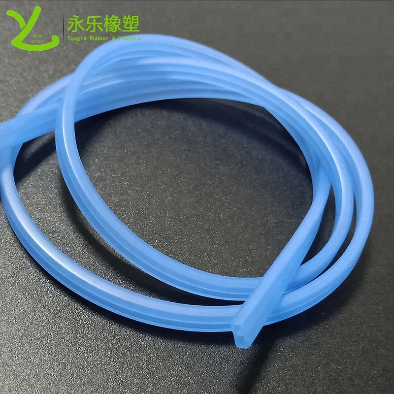 Food grade silicone straps strips non-toxic and tasteless silicone seal strip anti-yellowing silicone o-rings for lunch box