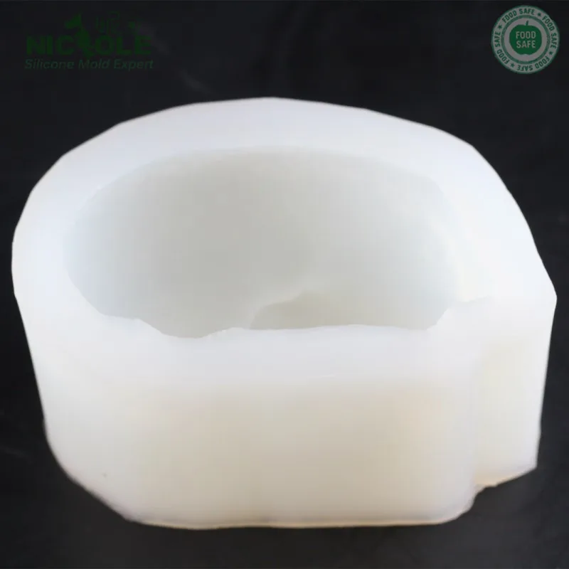 Nicole Silicone Dog Shape Concrete Crafts Molds DIY 3D Silicone Animal Soap Molds