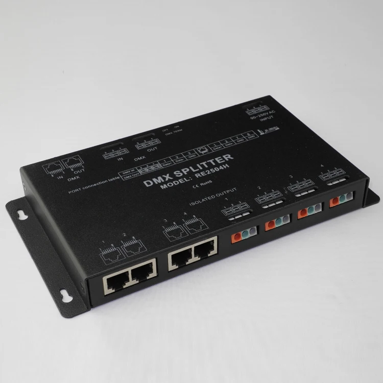 DMX512*4CH output DMX signal splitter