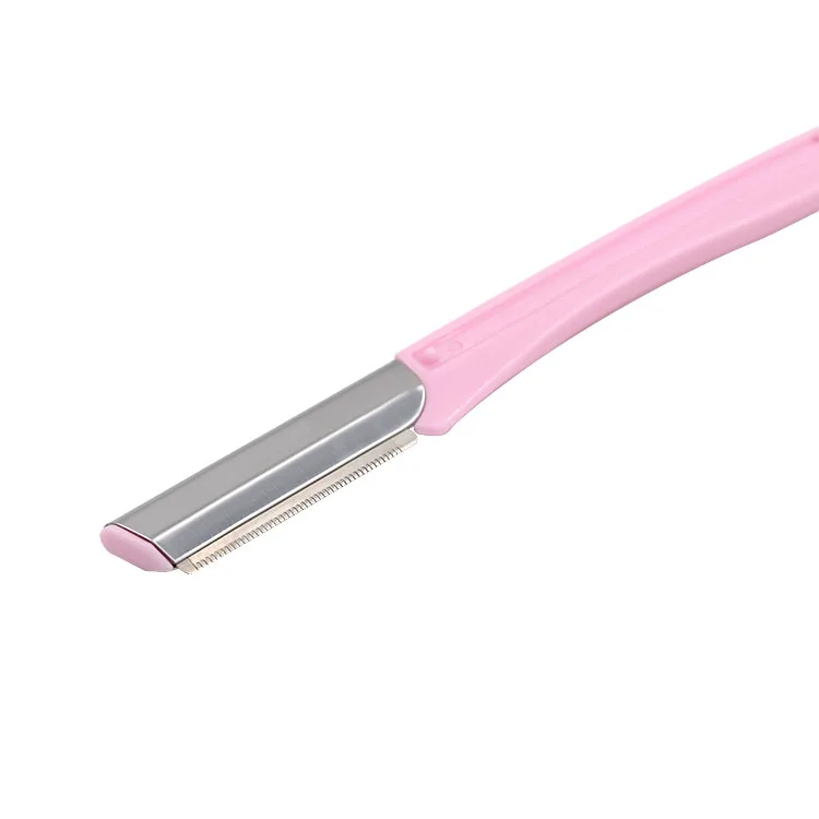 Professional solid eyebrow shaper makeup tools razor blades useful women stainless steel eyebrow razor