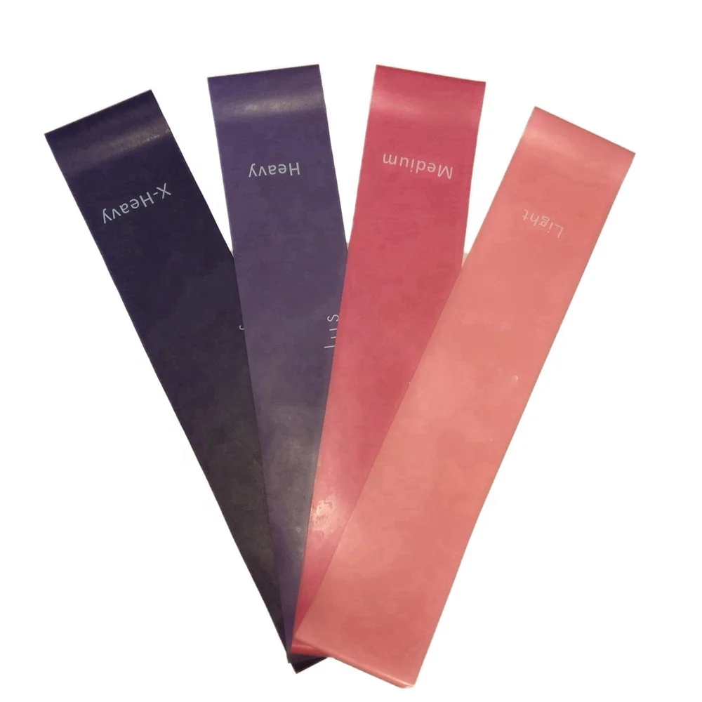 Мини-резинка для упражнений на 4 уровня