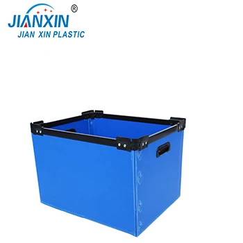 Foldable pp  plastic turnover box
