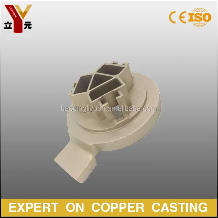 
Precision casting LG2 tin bronze carbon brush casting, railway motor vehicle friction accessories 