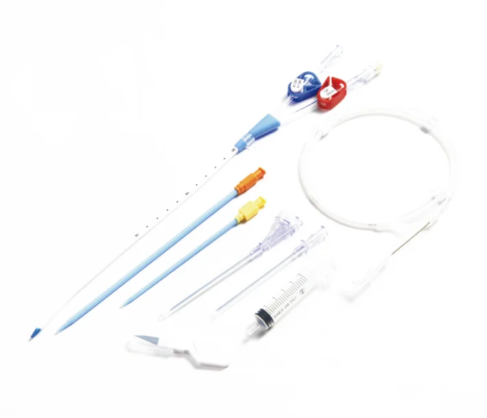 
Disposable Straight/Curved Tip Hemodialysis Dialysis Catheter 12FR 13.5FR 14FR 