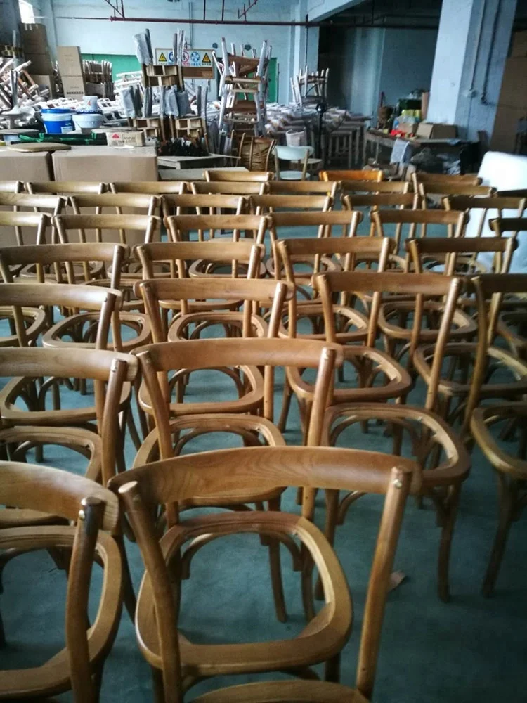 
Wholesale Vintage Cross Back Chair Wood Wedding 