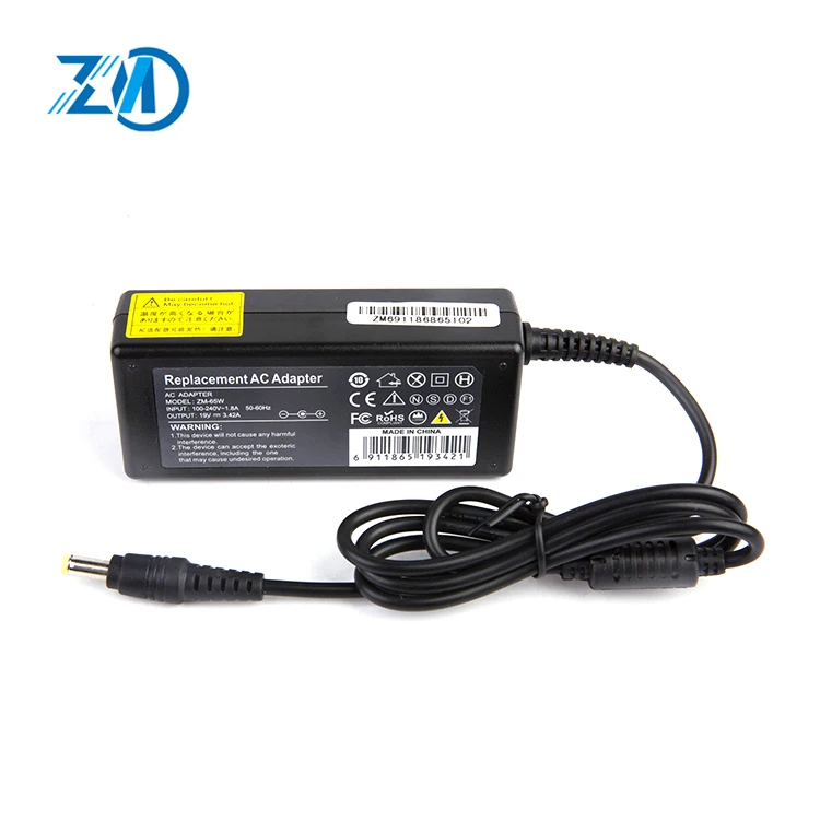 Профессиональный ноутбук зарядное устройство для acer aspire 19 В 3.42a 65 Вт адаптер