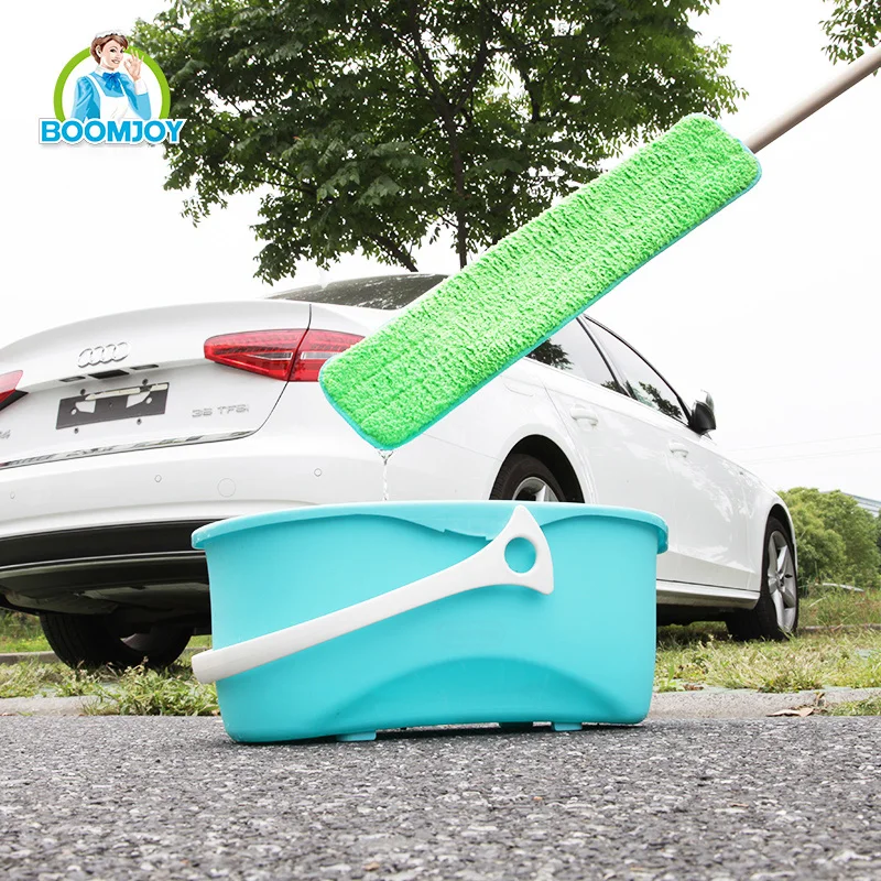 Wholesale aluminum plate steam magic microfiber 360 easy cleaning flat mop changeable pole position creative design