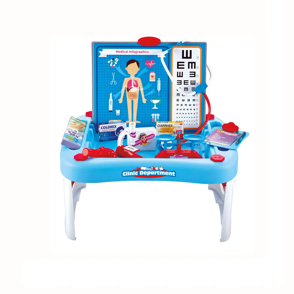 
Plastic educational funny pretend play doctor set toys for kids 