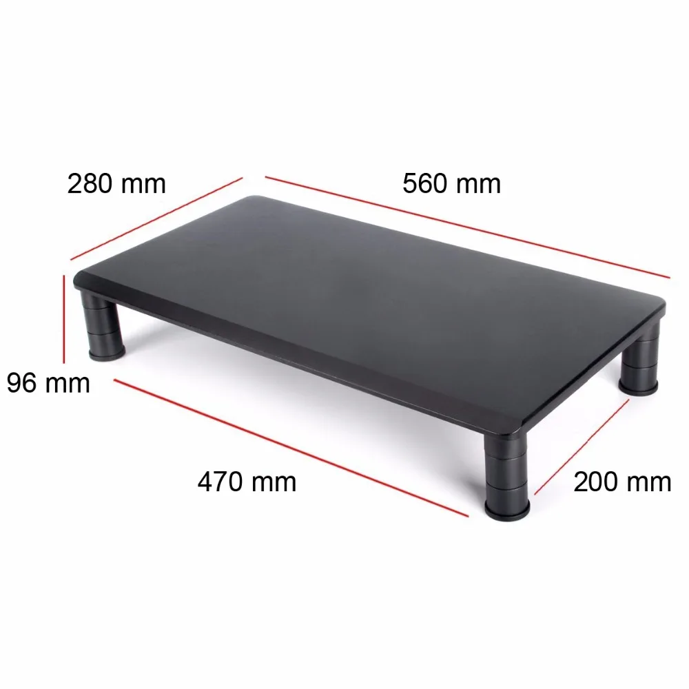 Space Saving Home Furniture desktop MDF TV wood monitor stand