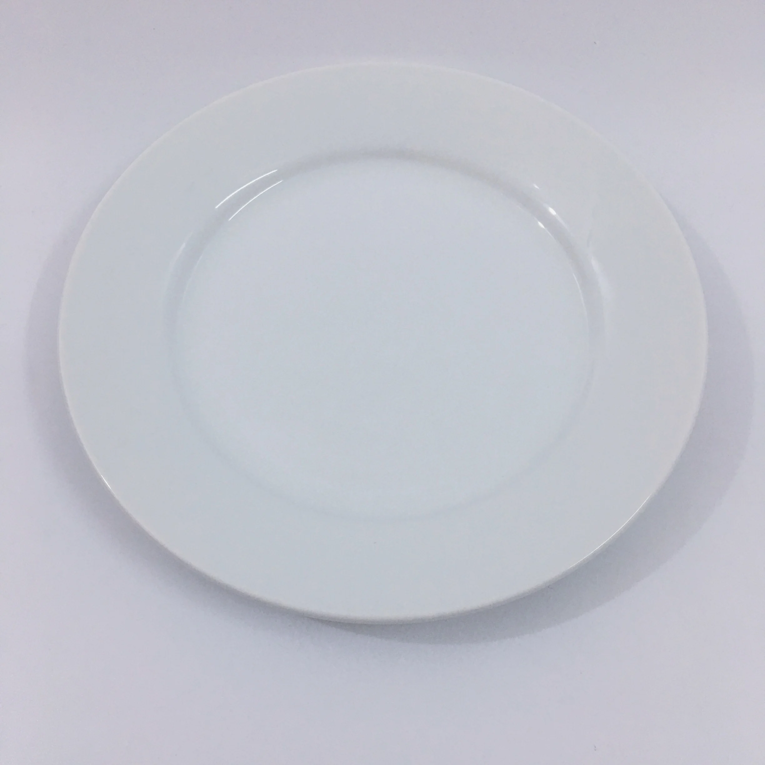 
9 inch China supplier custom printed tableware new products high-end ceramic dinner white plates side dish 