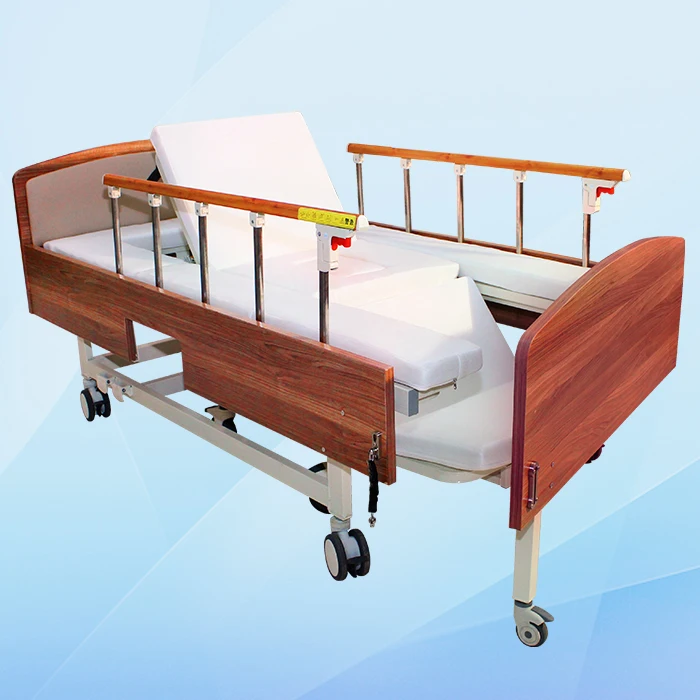 Back adjustable electric wheel chair cumhospital patient bed
