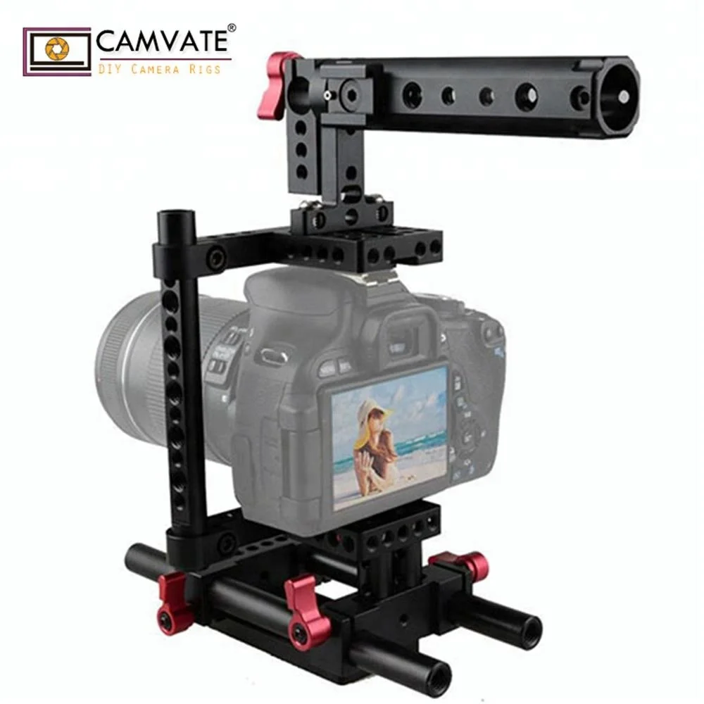 Регулируемая конструкция 5d Mark ii/5d Mark iii видеокамера клетка для Canon